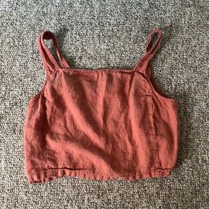 Lou& Grey copper cropped top